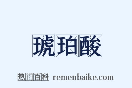 琥珀酸是什么意思的图片